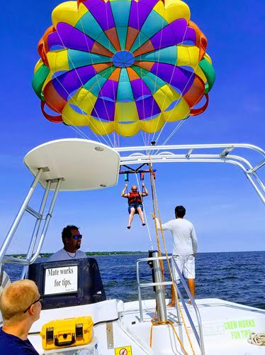 parasailing