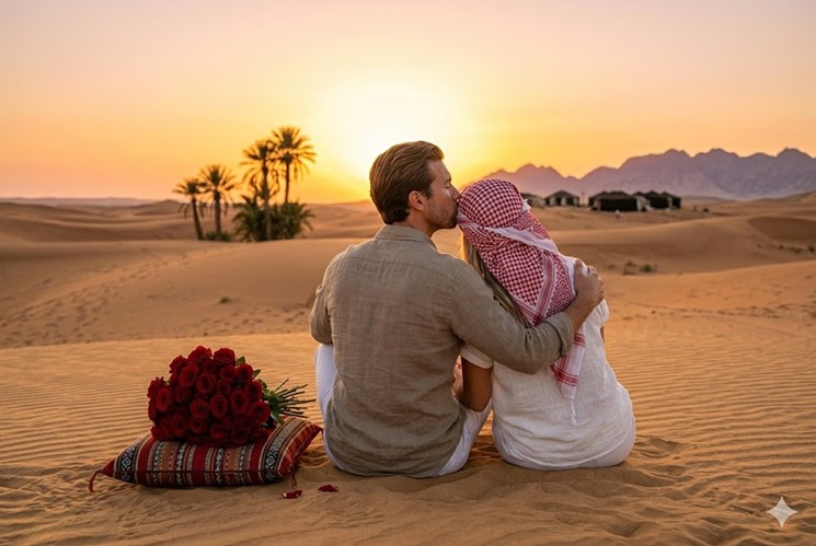 Romantic Desert Proposal with Dinner & Stargazing
