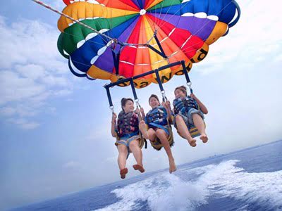 parasailing